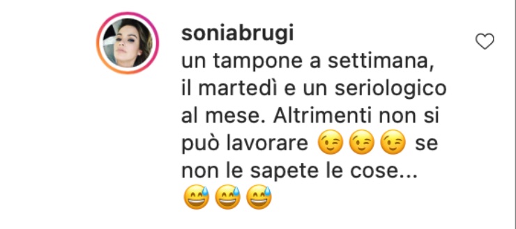 Commento Sonia Bruganelli