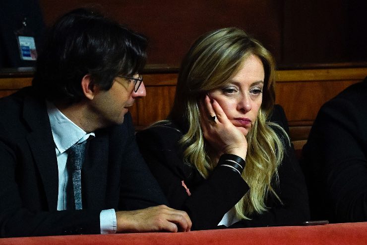 Giorgia Meloni senato