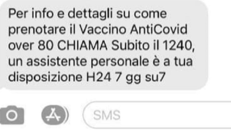 ESEMPIO Messaggi TRUFFA