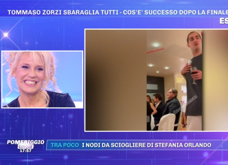 GF Vip cena polizia