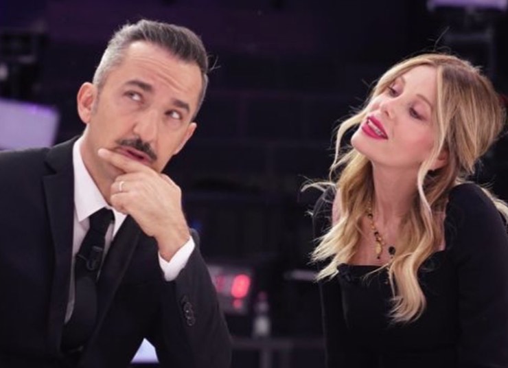 Alessia Marcuzzi e Nicola Savino a Le Iene