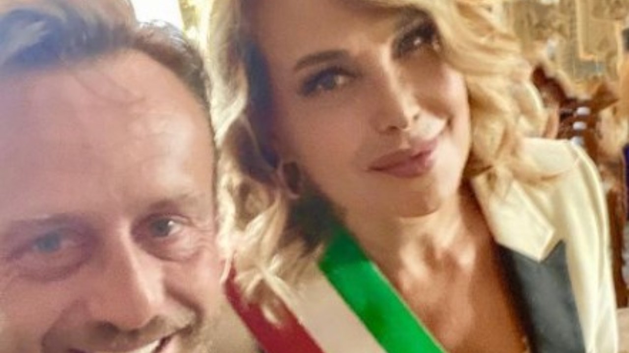 Barbara D'Urso tricolore