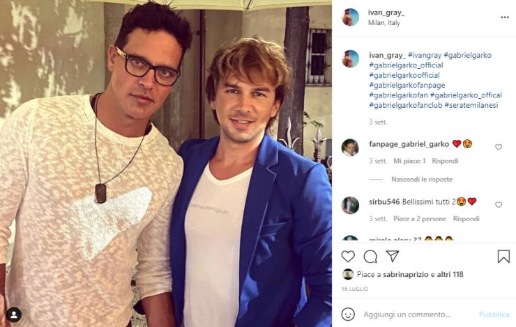 Gabriel Garko e Iavn Gray