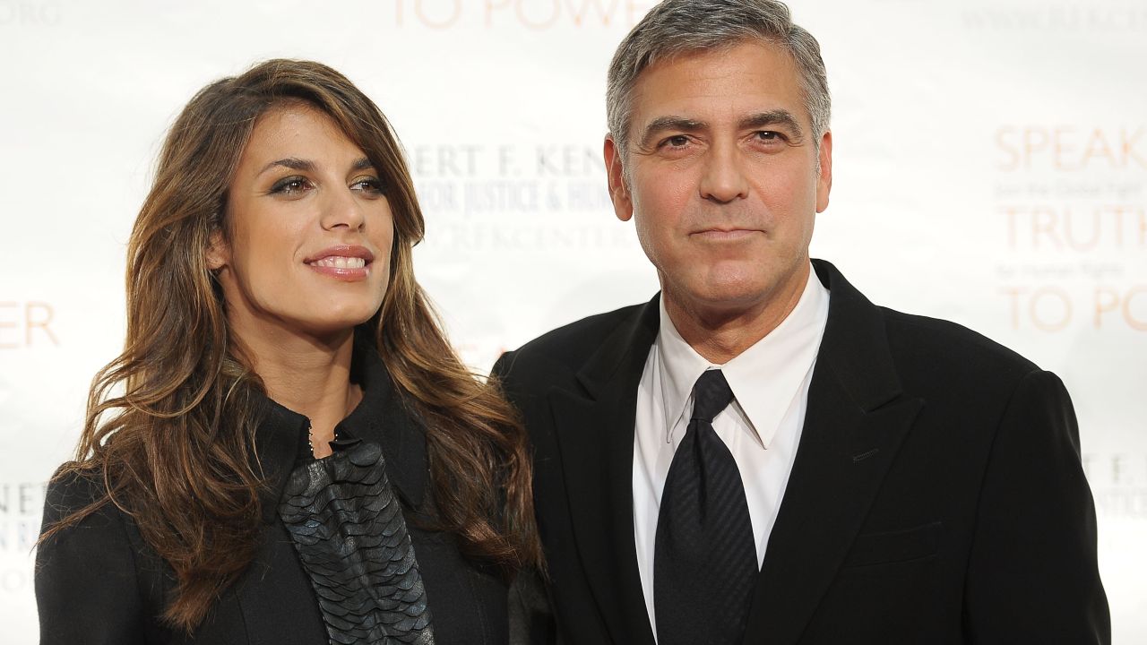 Elisabetta Canalis e George Clooney