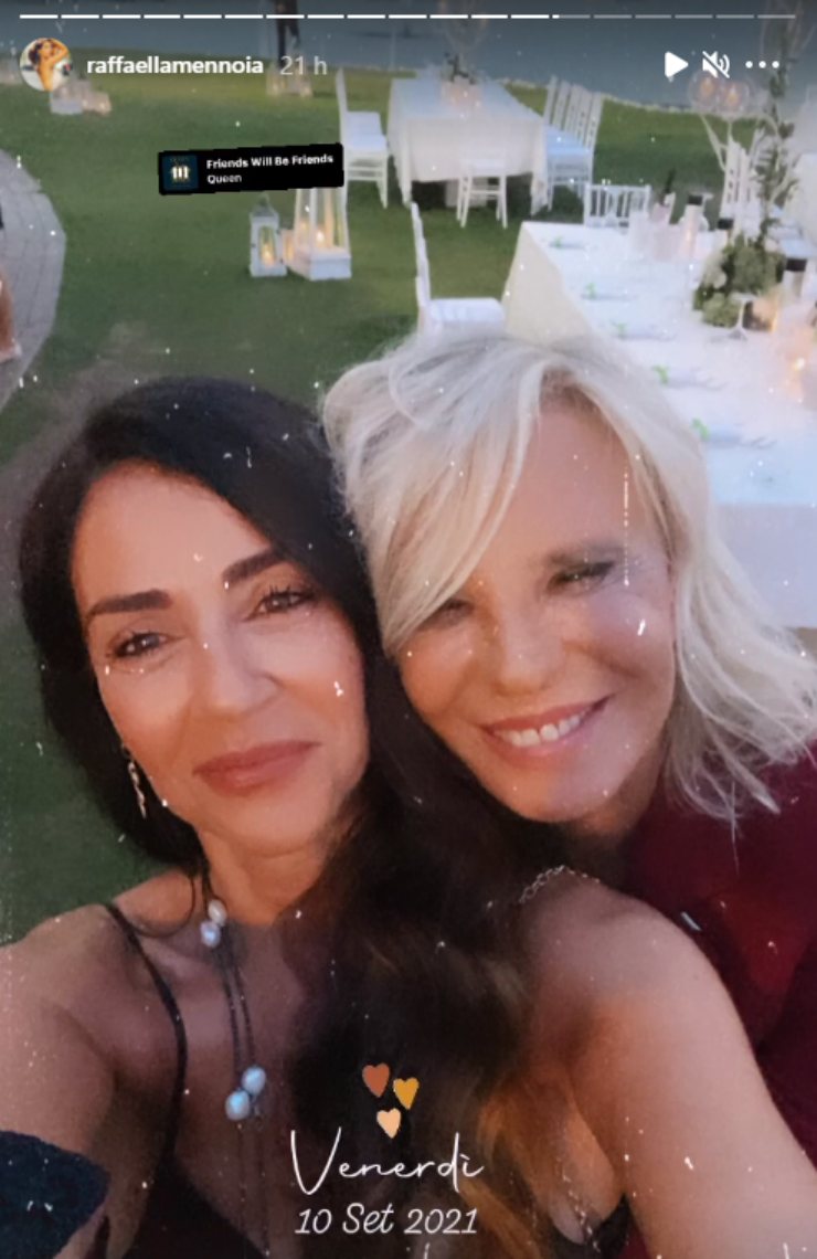 Raffaella Mennoia e Maria De Filippi