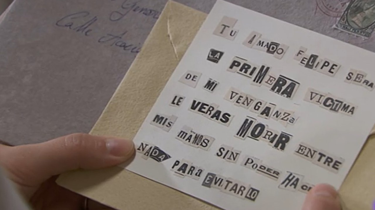 lettera minatoria Una Vita