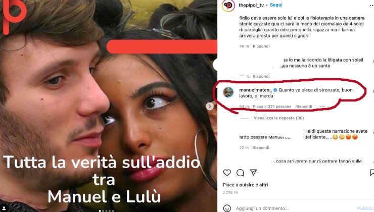 Commento Manuel (Instagram)