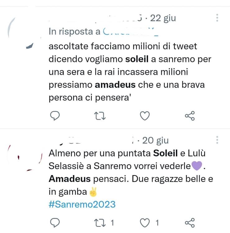 Commenti Twitter