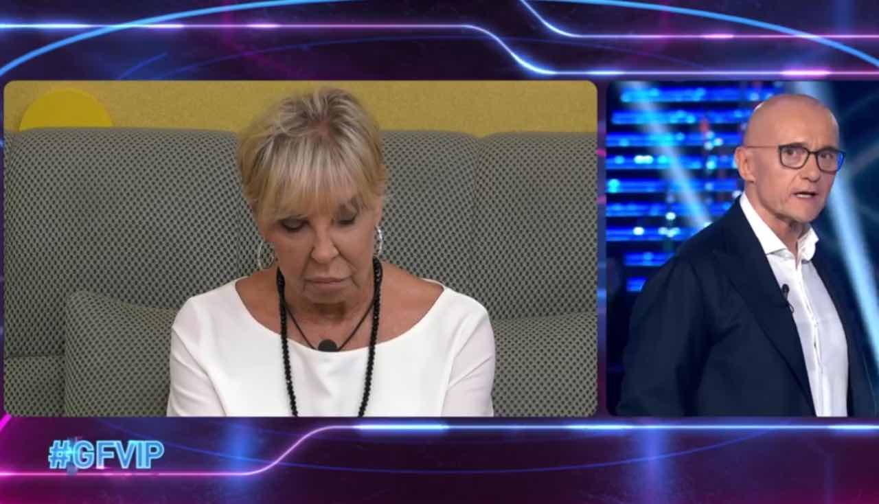 Wilma Goich e Alfonso Signorini GF Vip