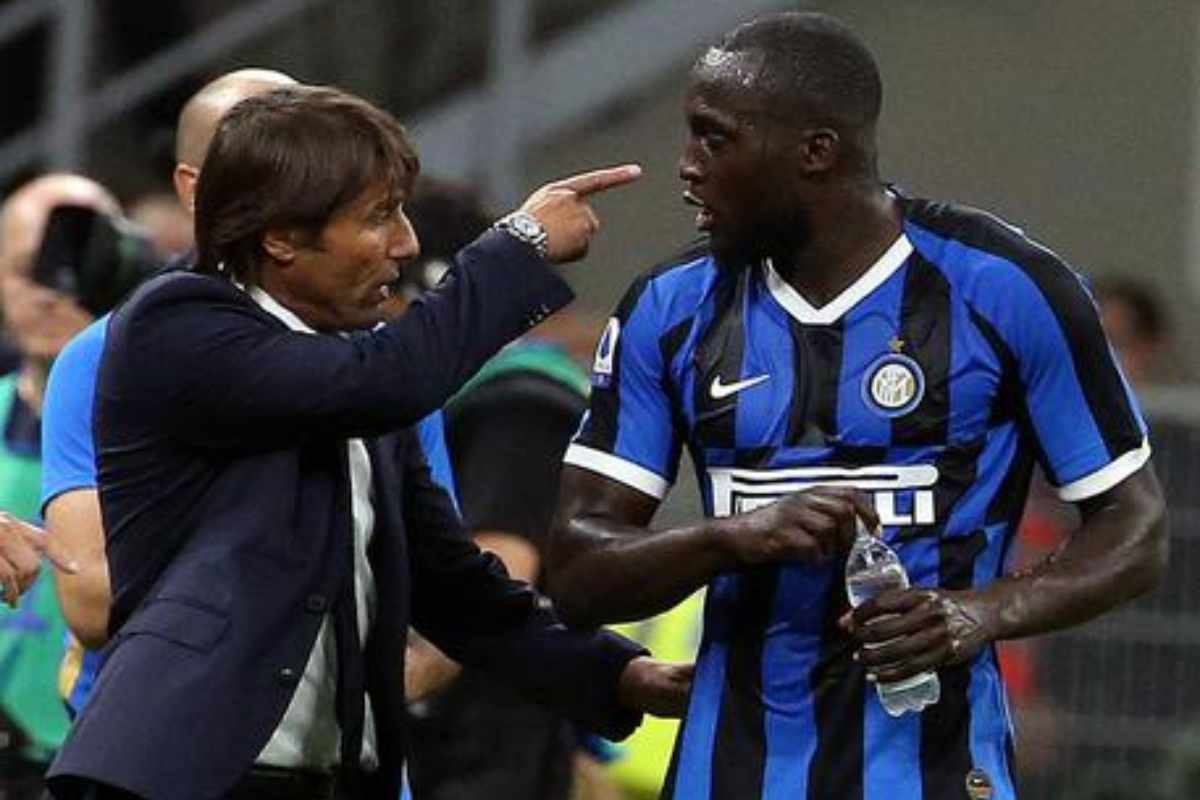 Antonio Conte e Romelu Lukaku