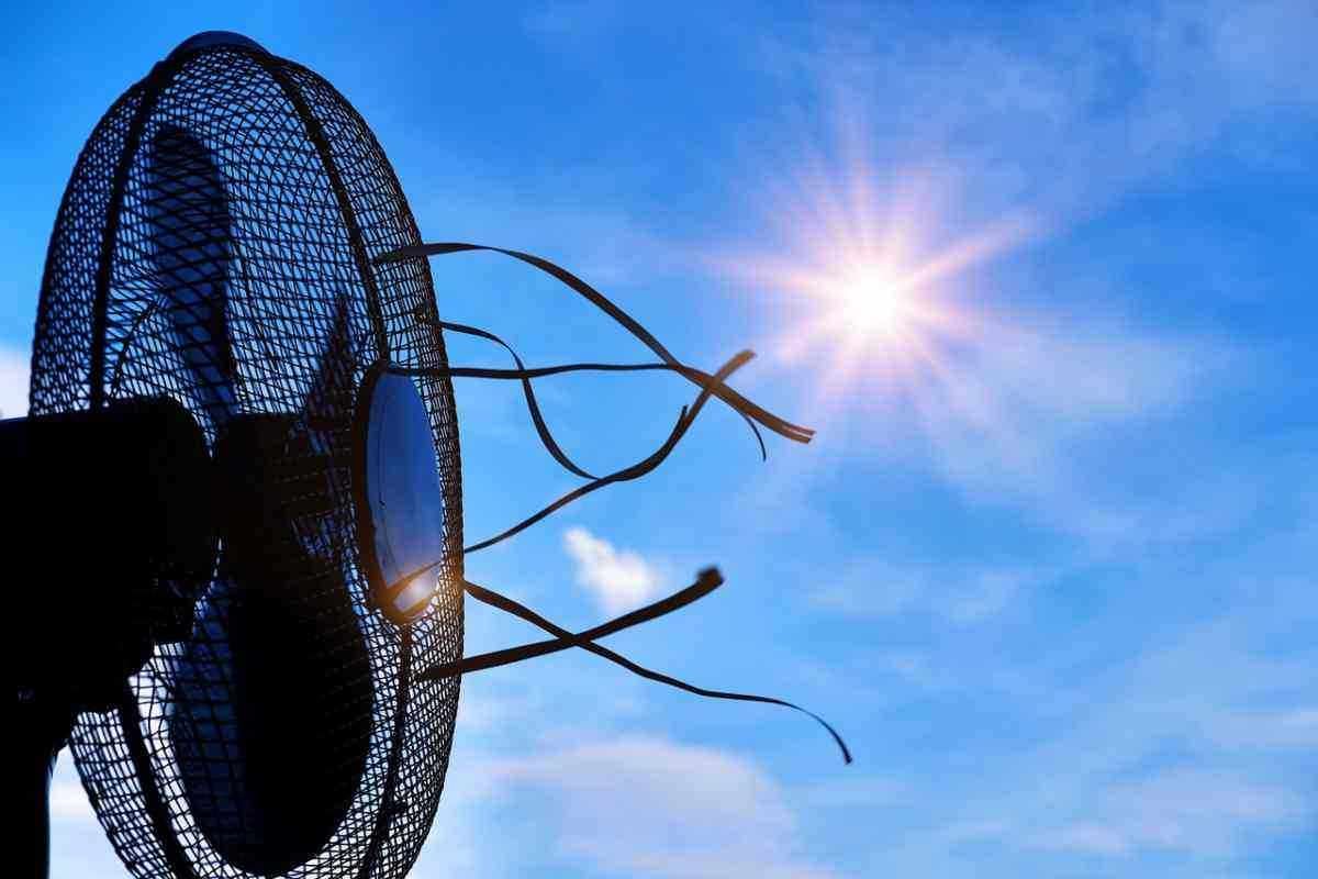 Ventilatore al sole