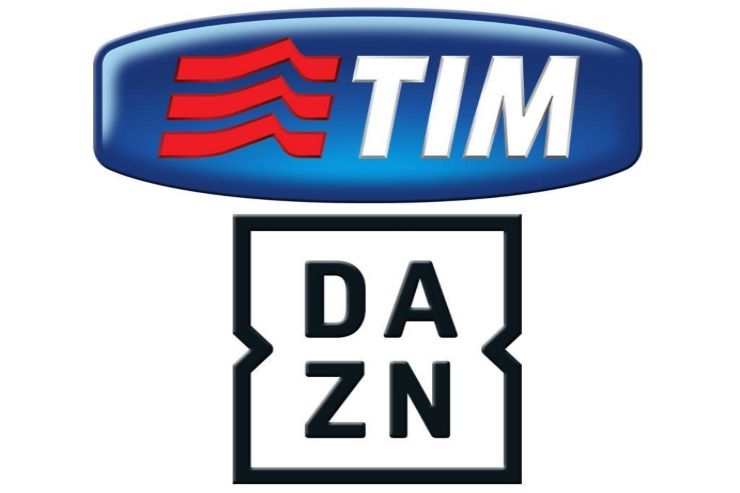 Loghi TIM e DAZN