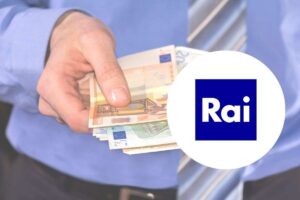 uomo paga e logo rai