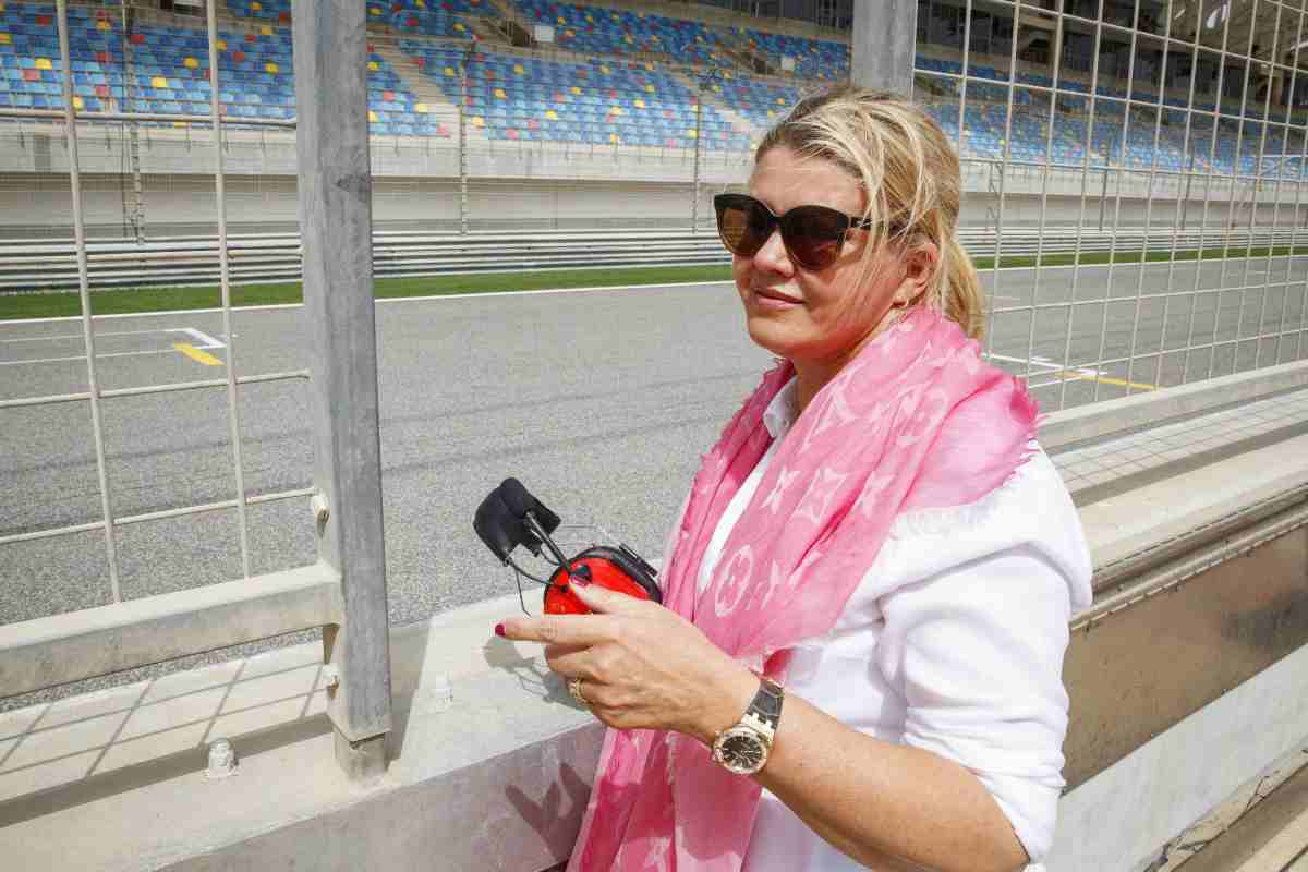 Corinna in pista