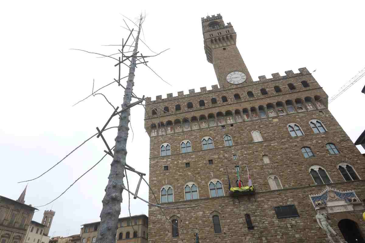 Veduta di Palazzo Vecchio a Firenze