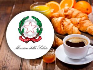 cornetti caffè e logo ministero