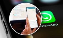 icona di whatsapp e nel cerchietto uno smartphone