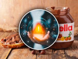 Barattolo nutella con divieto